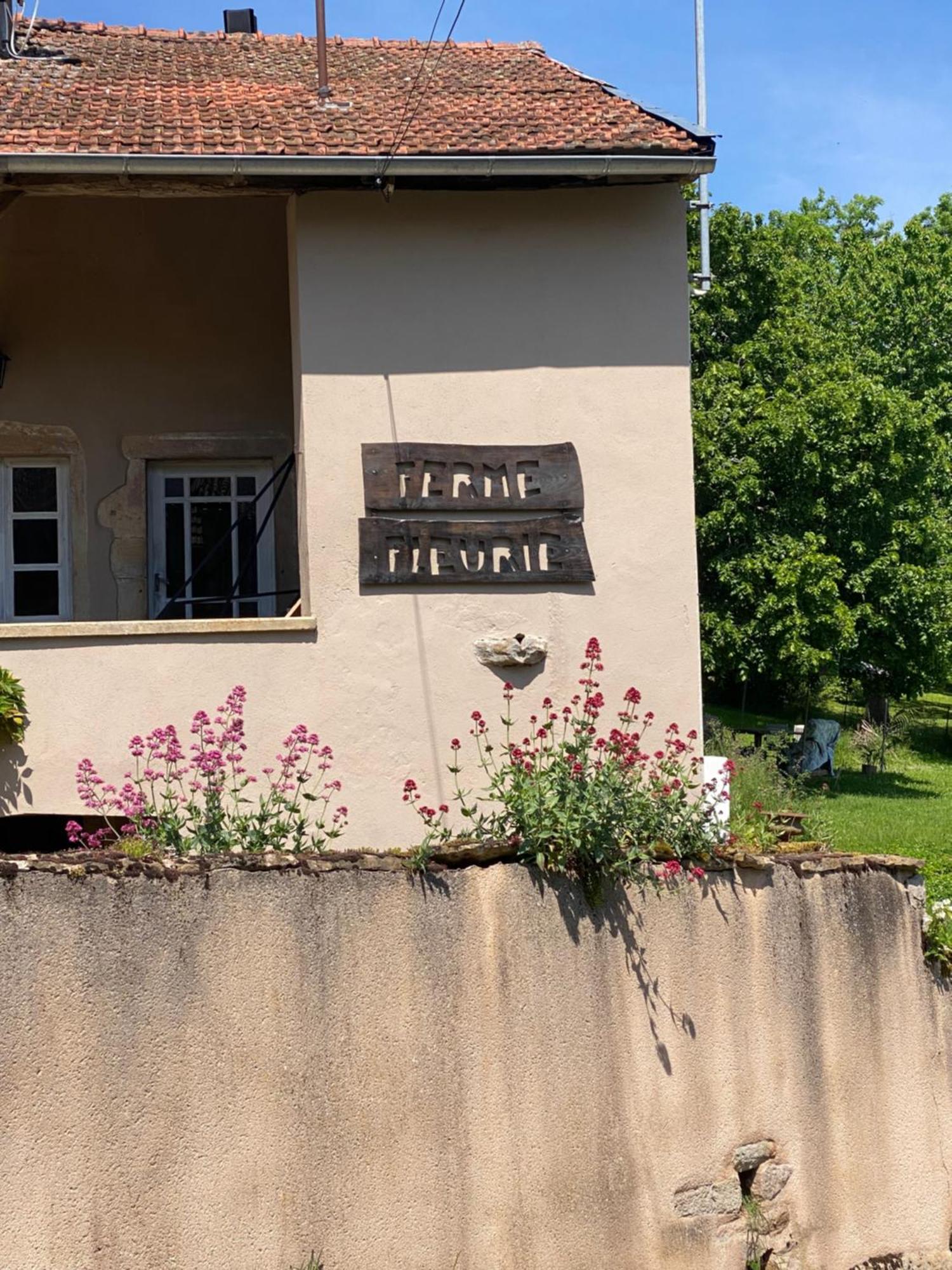 Ferme Fleurie Bed & Breakfast Bergesserin Bagian luar foto